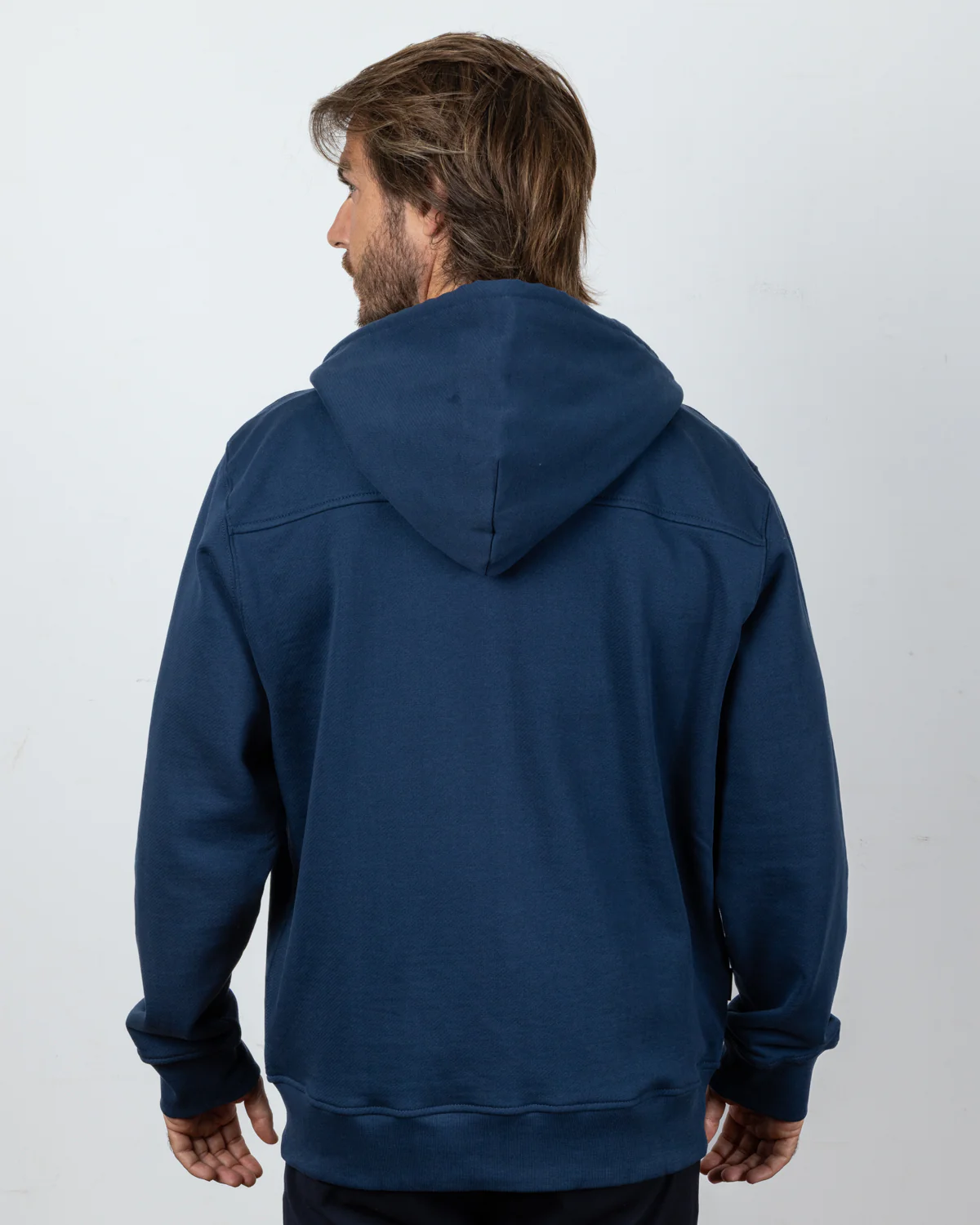 1980 ZIP-UP HOODIE BLUE - Sudadera Fútbol Retro - Image 3