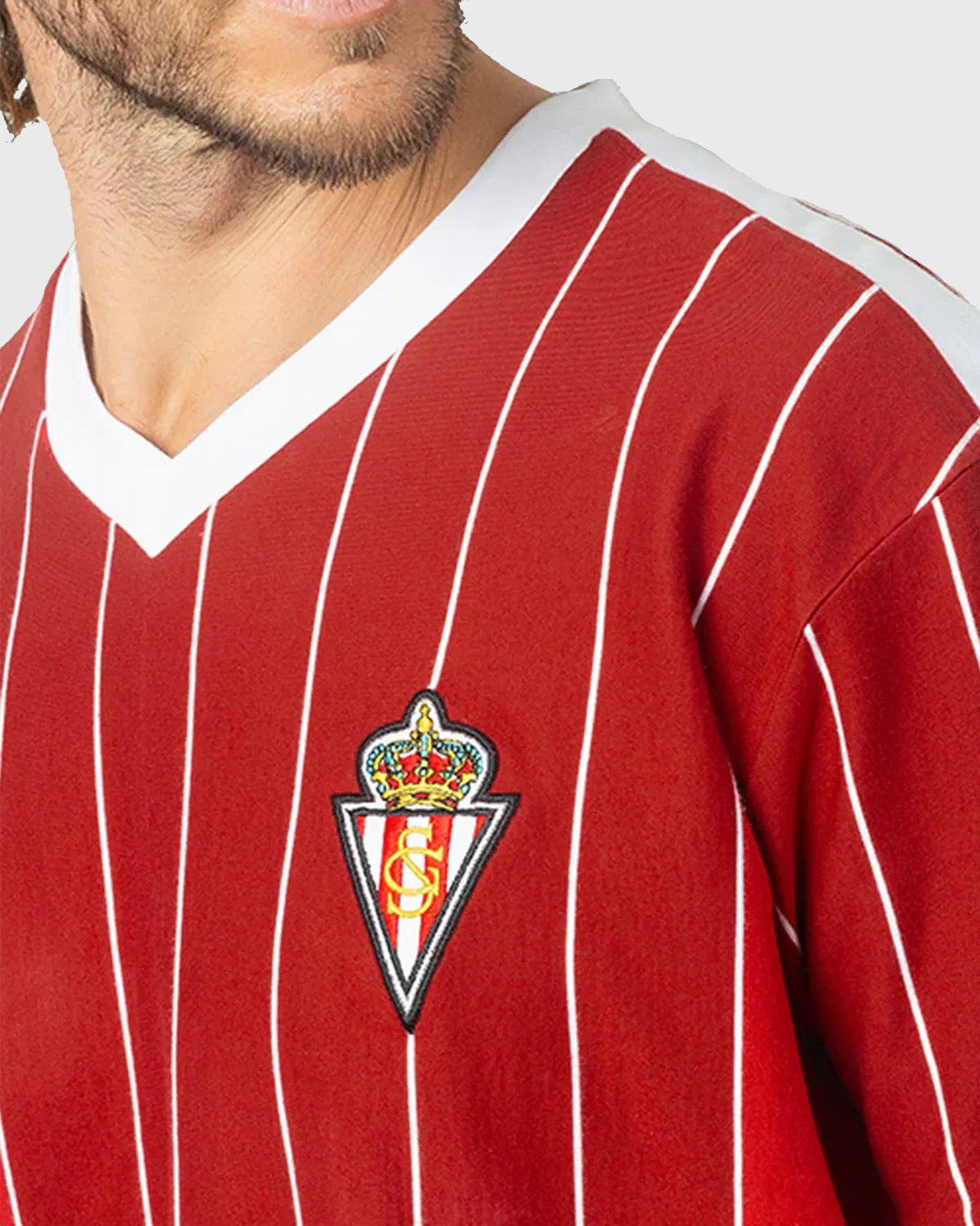 1986 REAL SPORTING - Camiseta fútbol retro - Image 4