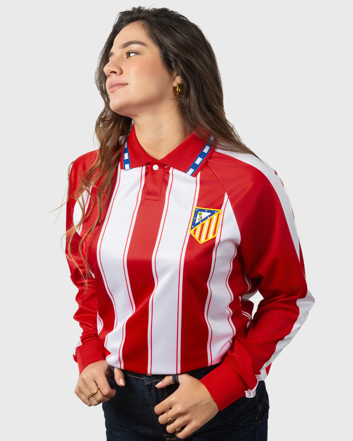 1995 ATLÉTICO DE MADRID Manga larga. - Image 4