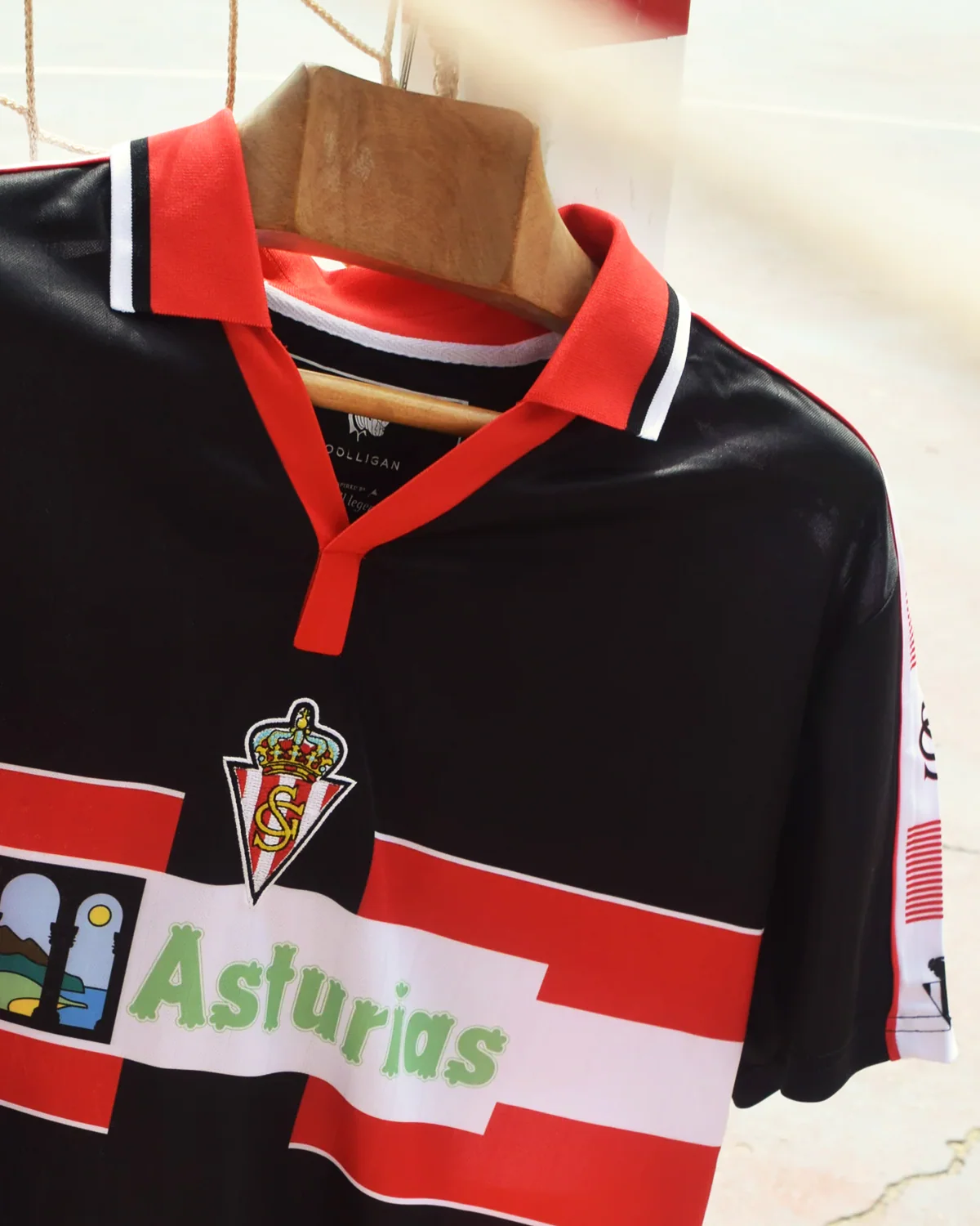 1997 SPORTING GIJÓN AWAY - Camiseta futbol retro - Image 4