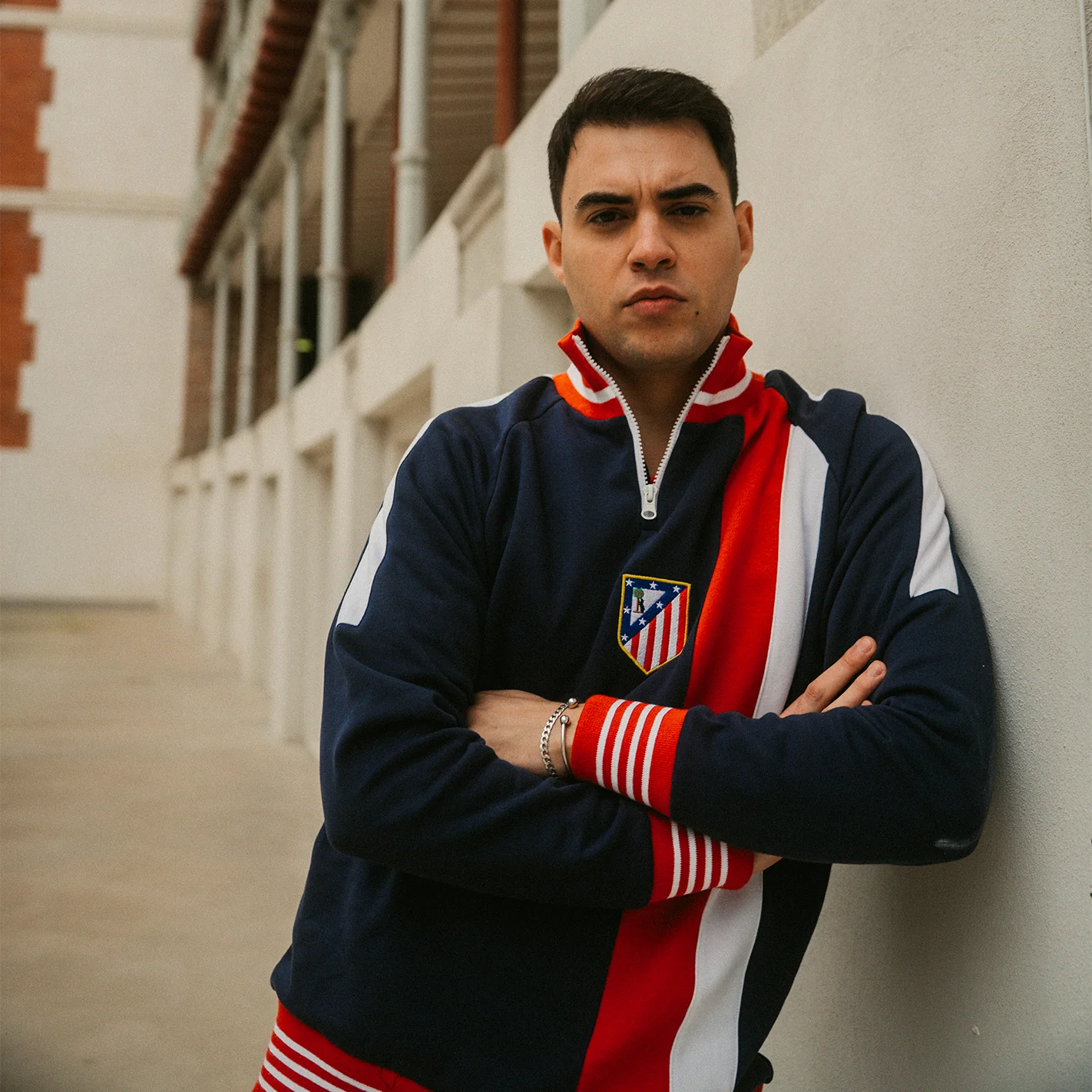 2000 Atletico de Madrid - Sudadera retro azul - Image 3