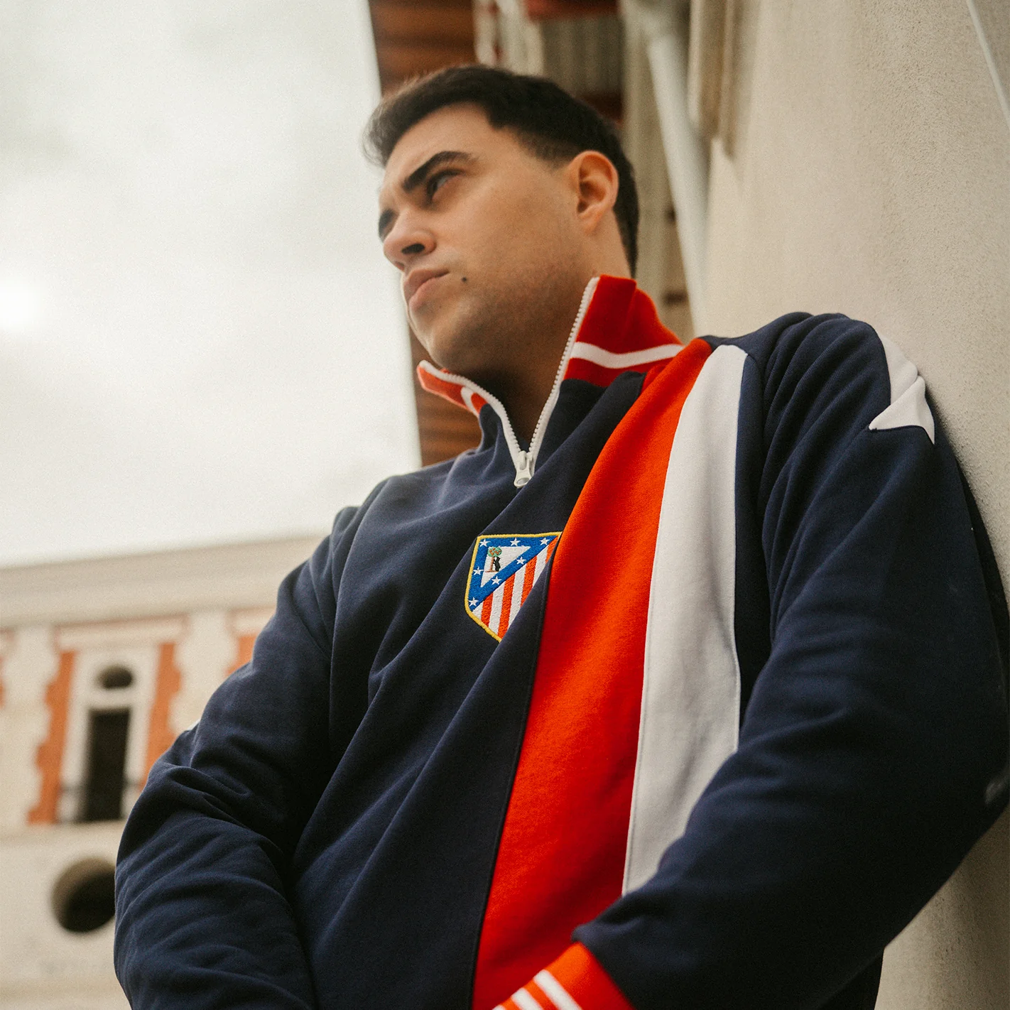 2000 Atletico de Madrid - Sudadera retro azul - Image 4